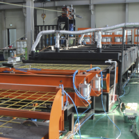 Equipment for the manufacturing of FRP products